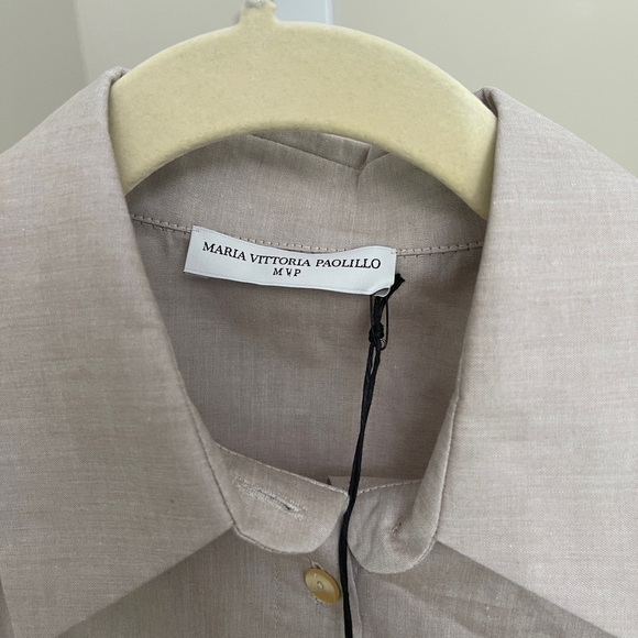 Maria Vittoria Paolillo Boxy Button Down NWT - Picture 4 of 7